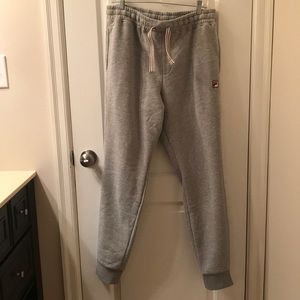 NWT FILA SWEATPANTS JOGGERS LOGO